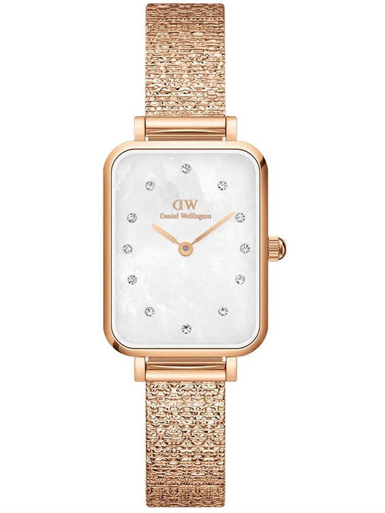 Dámské Hodinky Daniel Wellington Quadro Lumine Pressed Piano 20 mm DW0010057