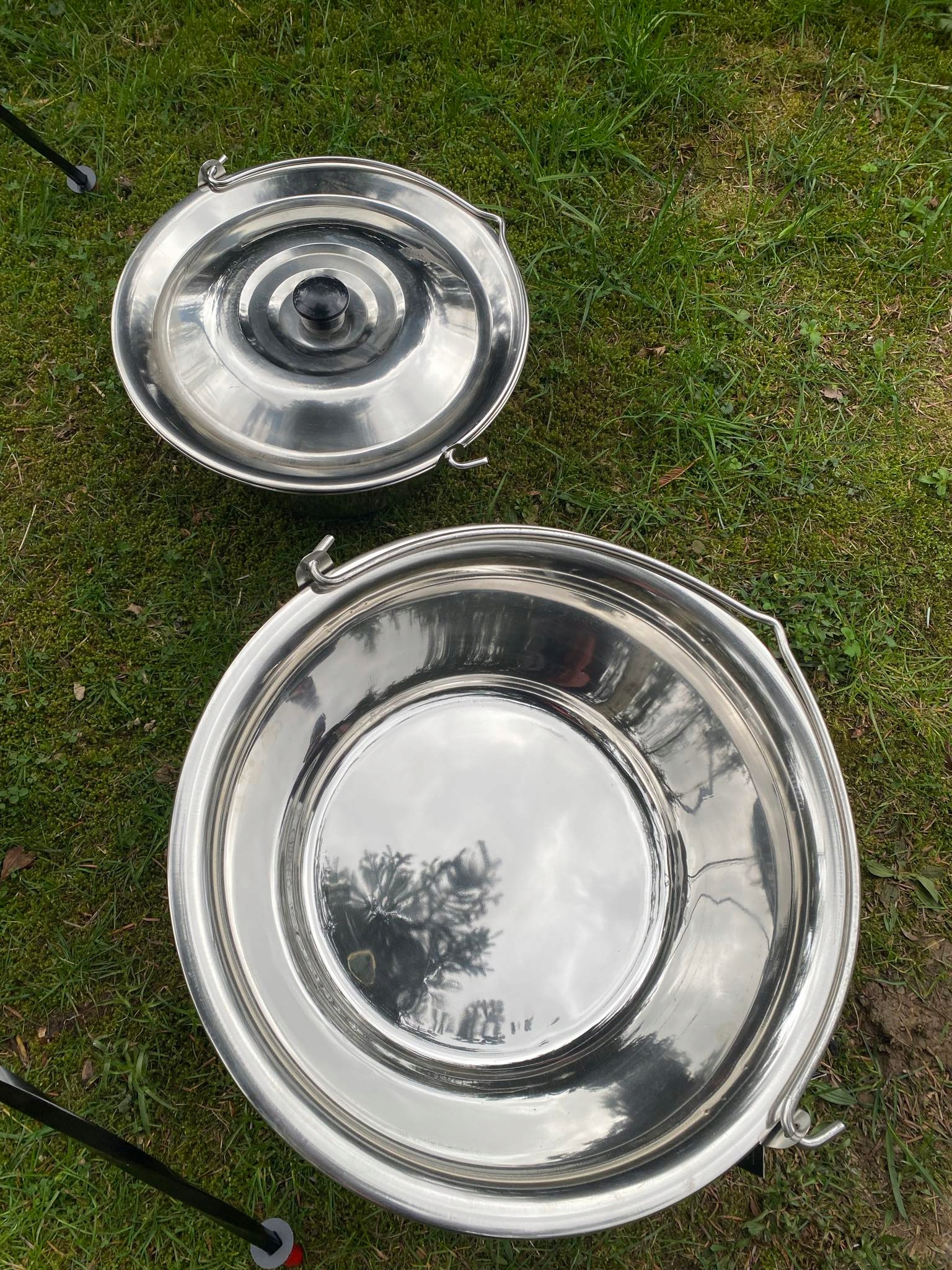 KOCIOŁEK WĘGIERSKI NIERDZEWNY 10L STOJAK POKRYWKA Kod producenta knf10p