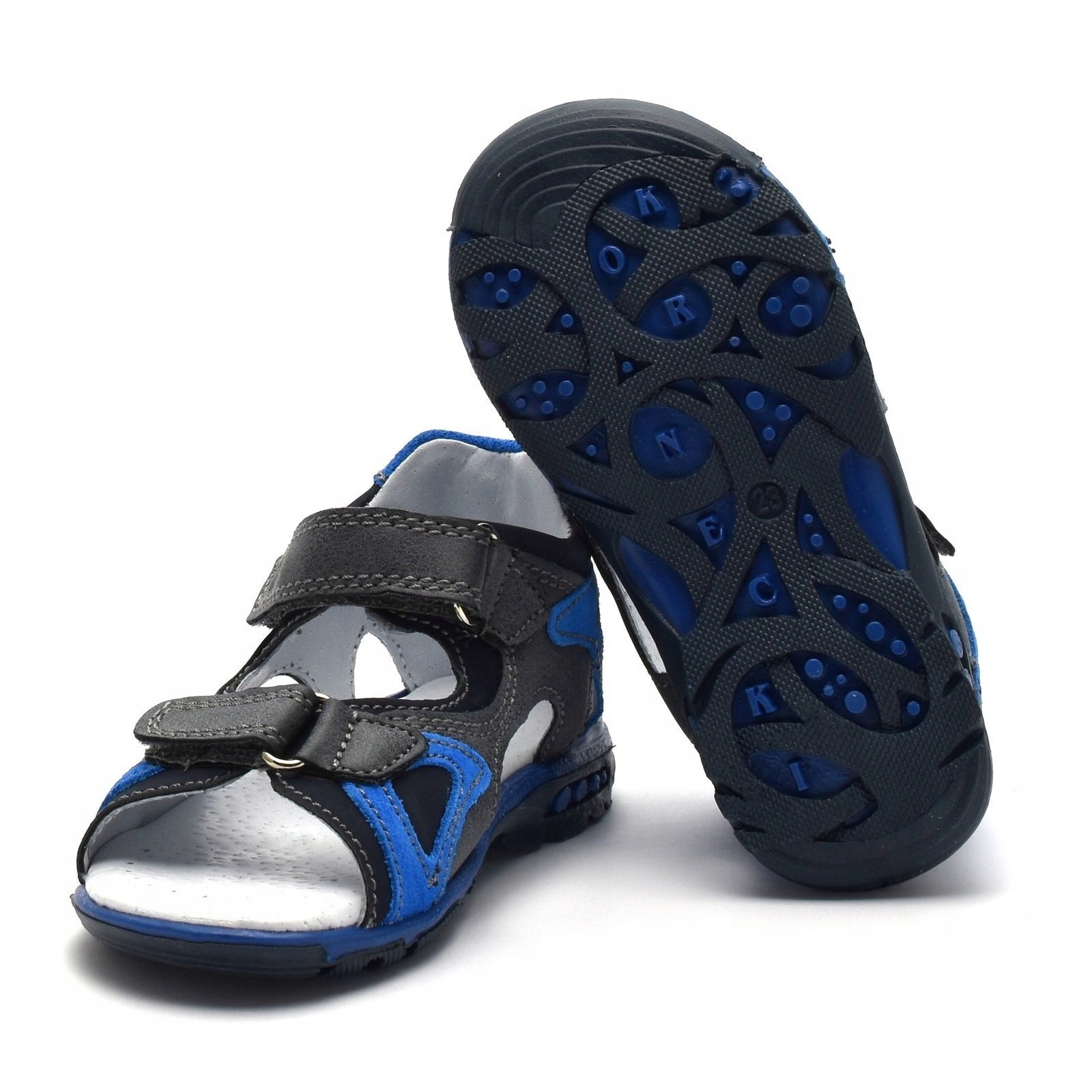 

Sandałki dla chłopca wnętrze skóra naturalna r.25