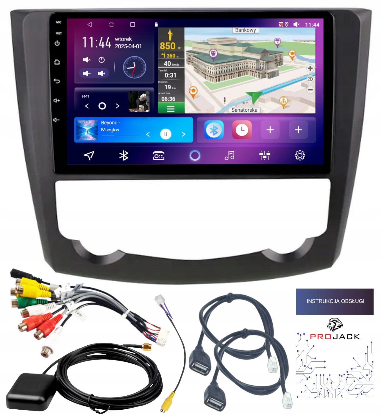 Autorádio S Carplay Renault Kadjar 2015-2021 Wifi Android 4GB 64GB