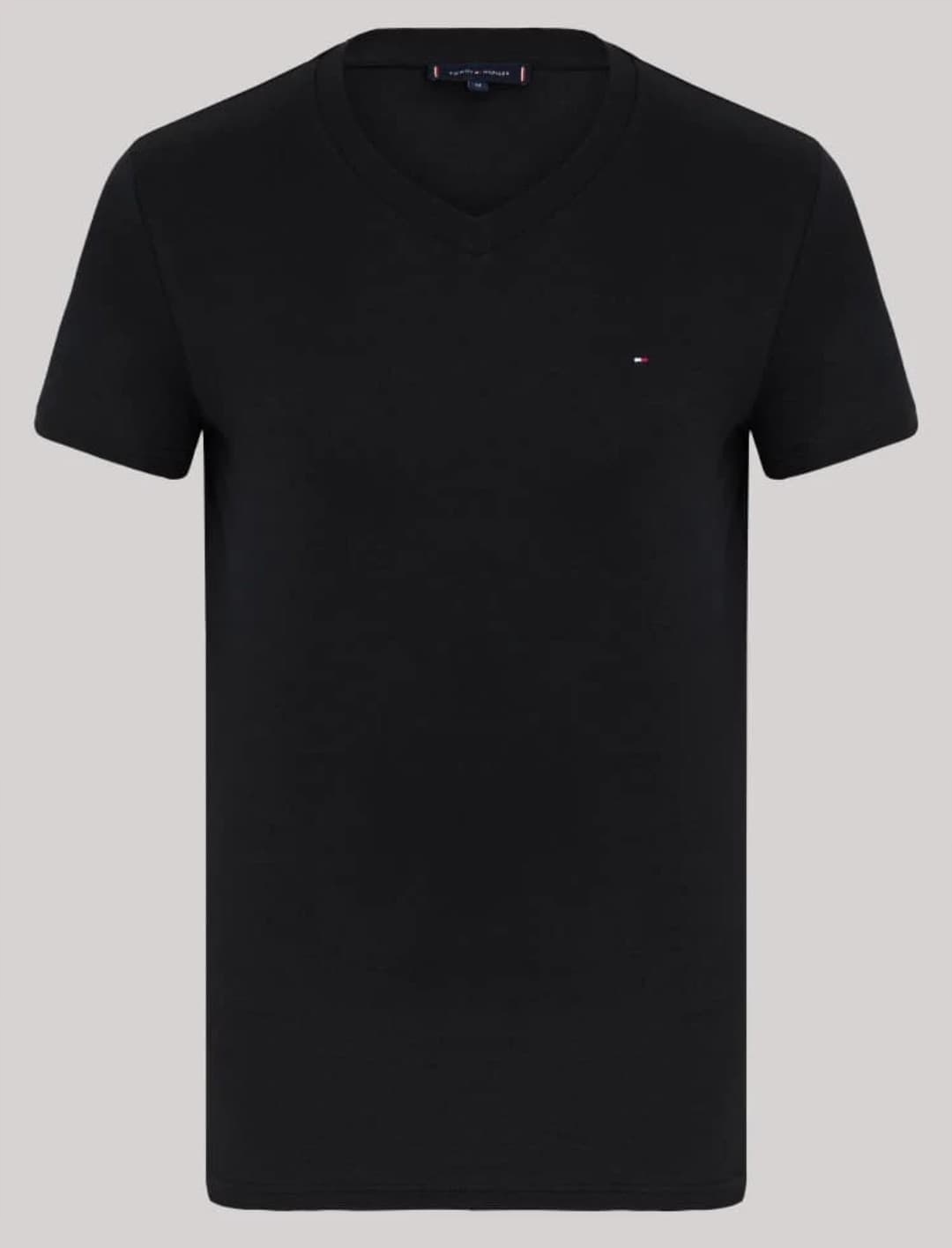 

Tommy Hilfiger T-shirt V Męski Czarny XXL oryginał