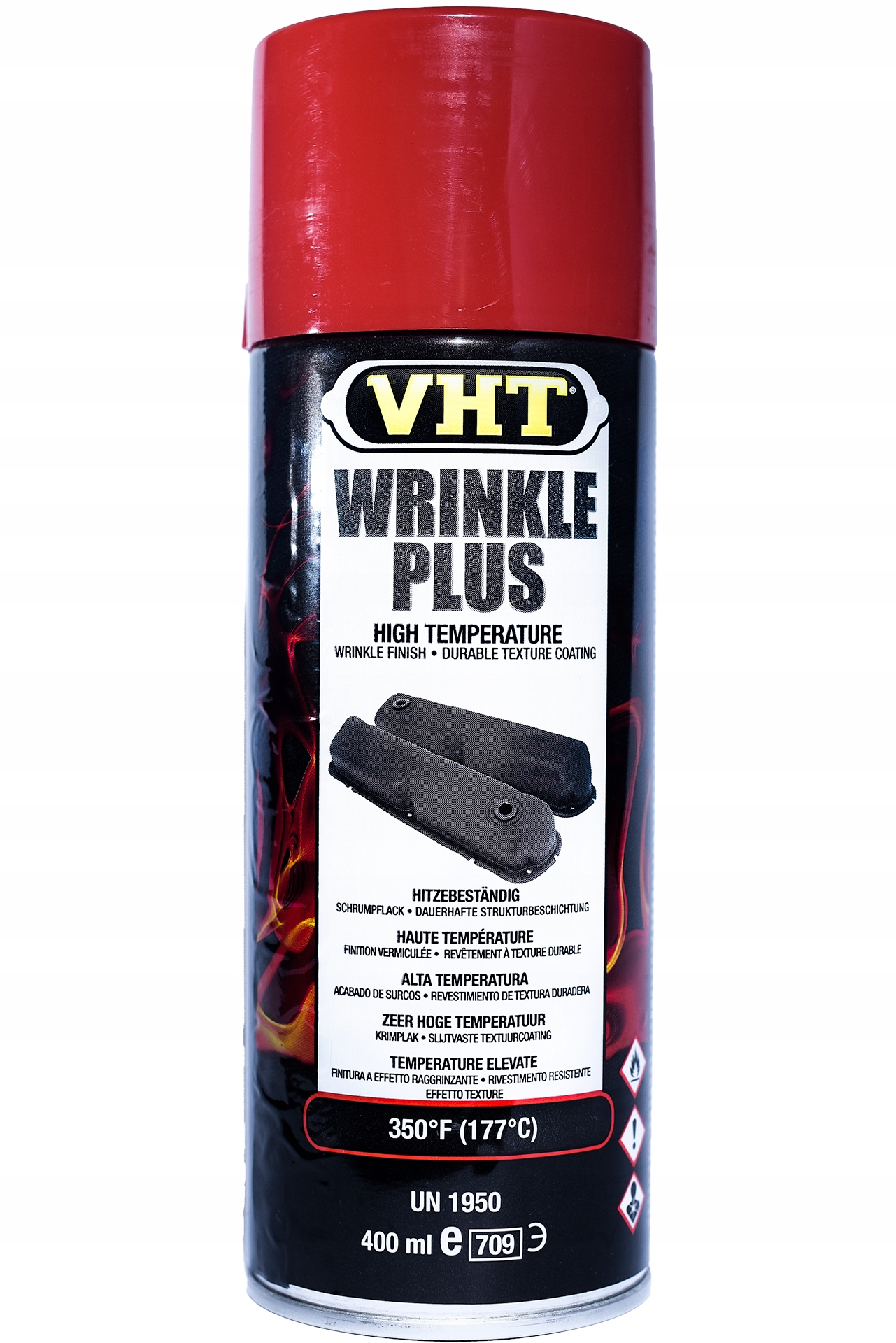 

Vht Wrinkle Czerwony SP204 Lakier Pokryw Zaworow