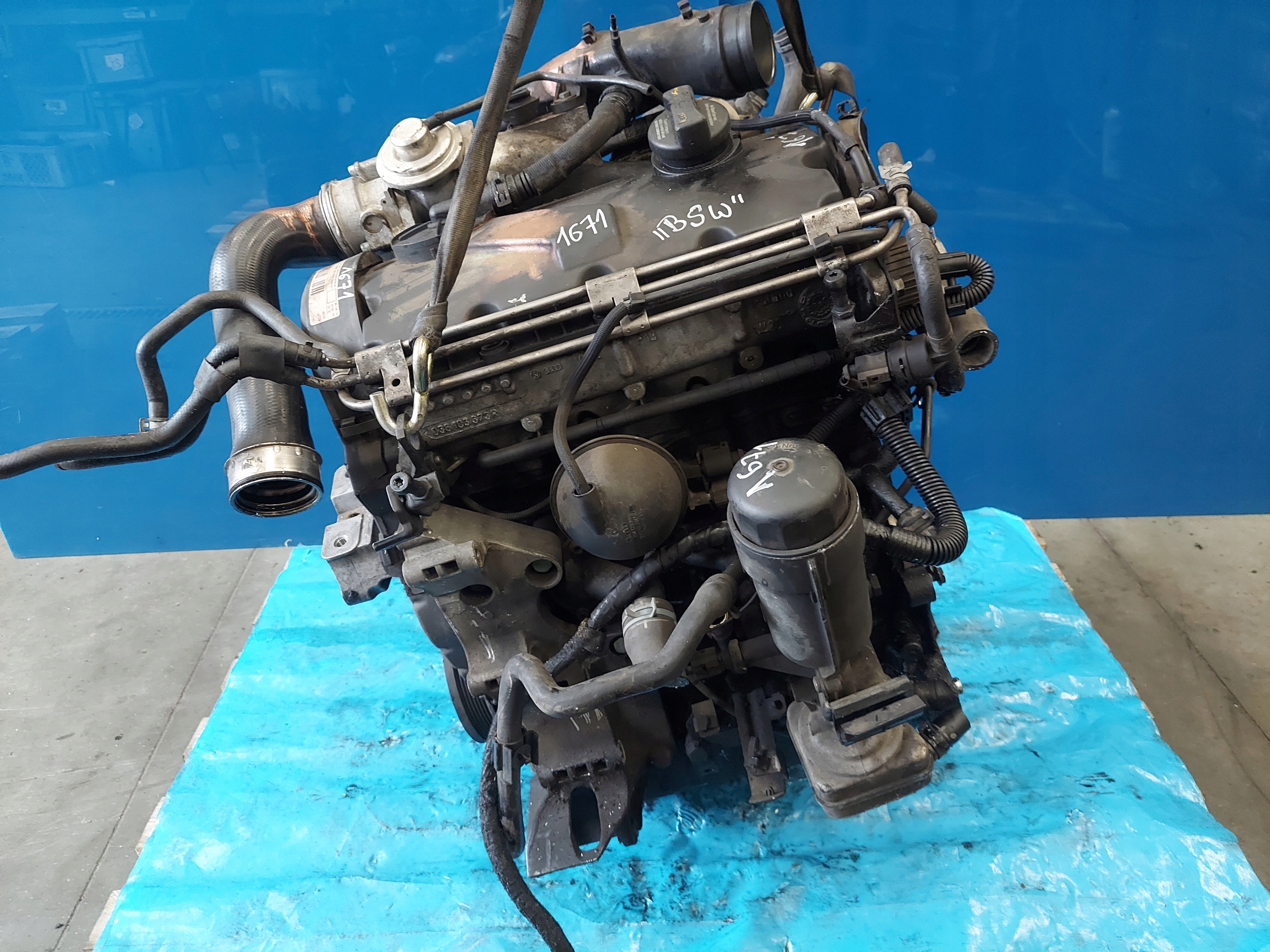 engine SKODA ROOMSTER 1.9 TDI 208.000km BSW