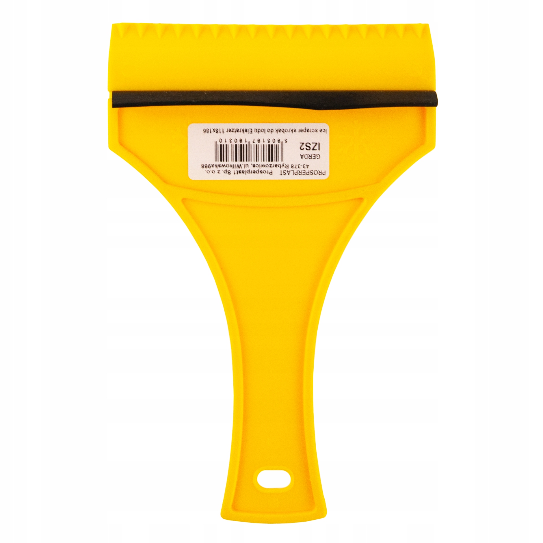 SKROBACZKA DO SZYB DRAPAK DO LODU GERDA PROSPERPLAST IZS2 MOCNA ŻÓŁTA