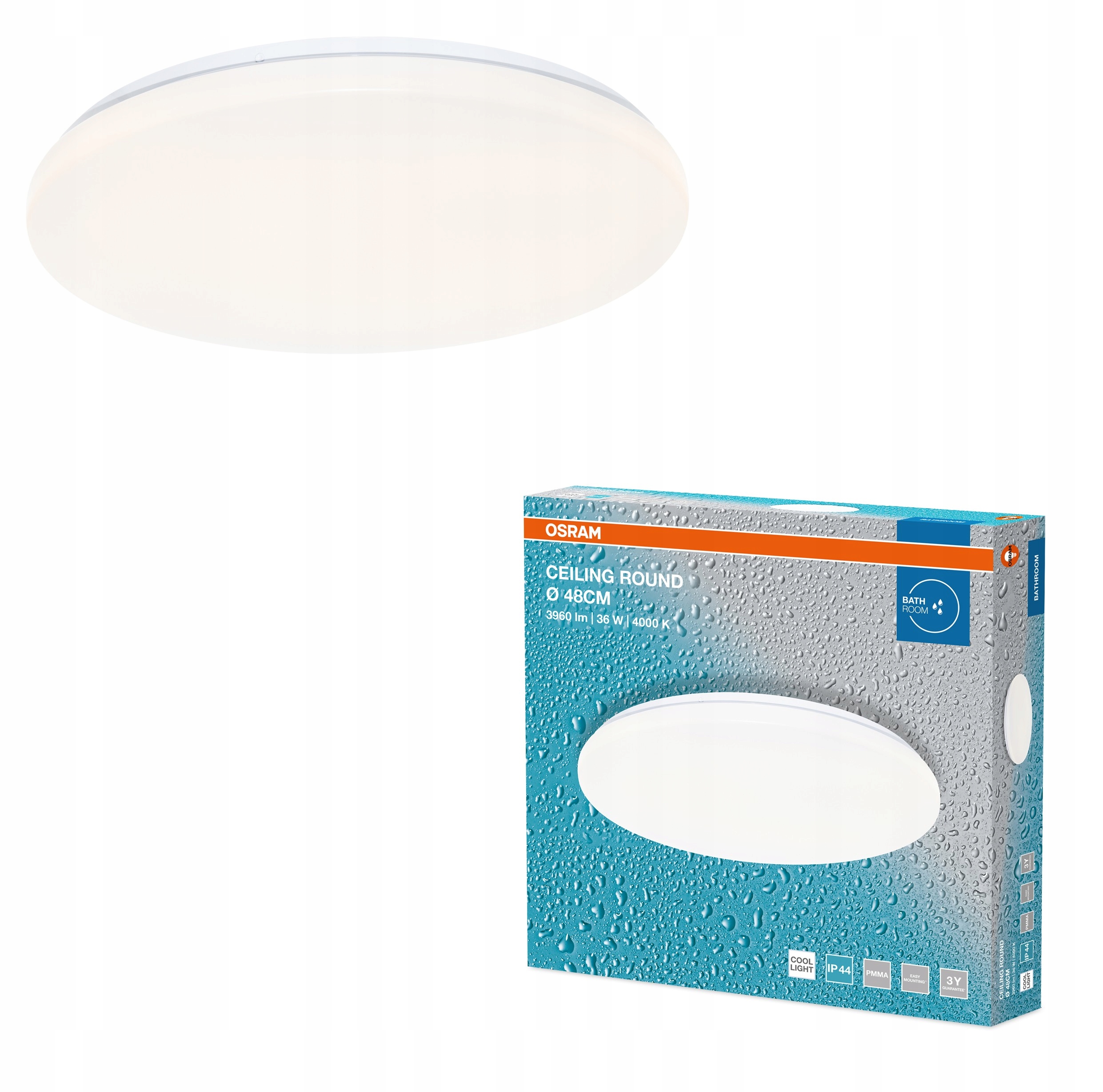 Osram plafon sufitowy CEILING ROUND ⌀ 48cm 36W 4000K IP44