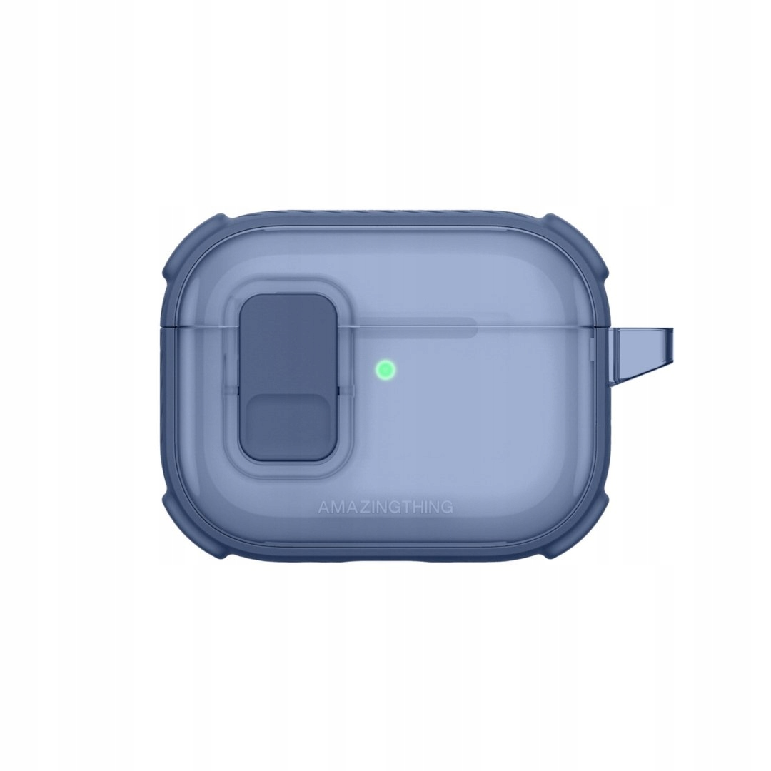 Etui do słuchawek AirPods Pro 3 Titan Pro Mag Case Clear niebieskie