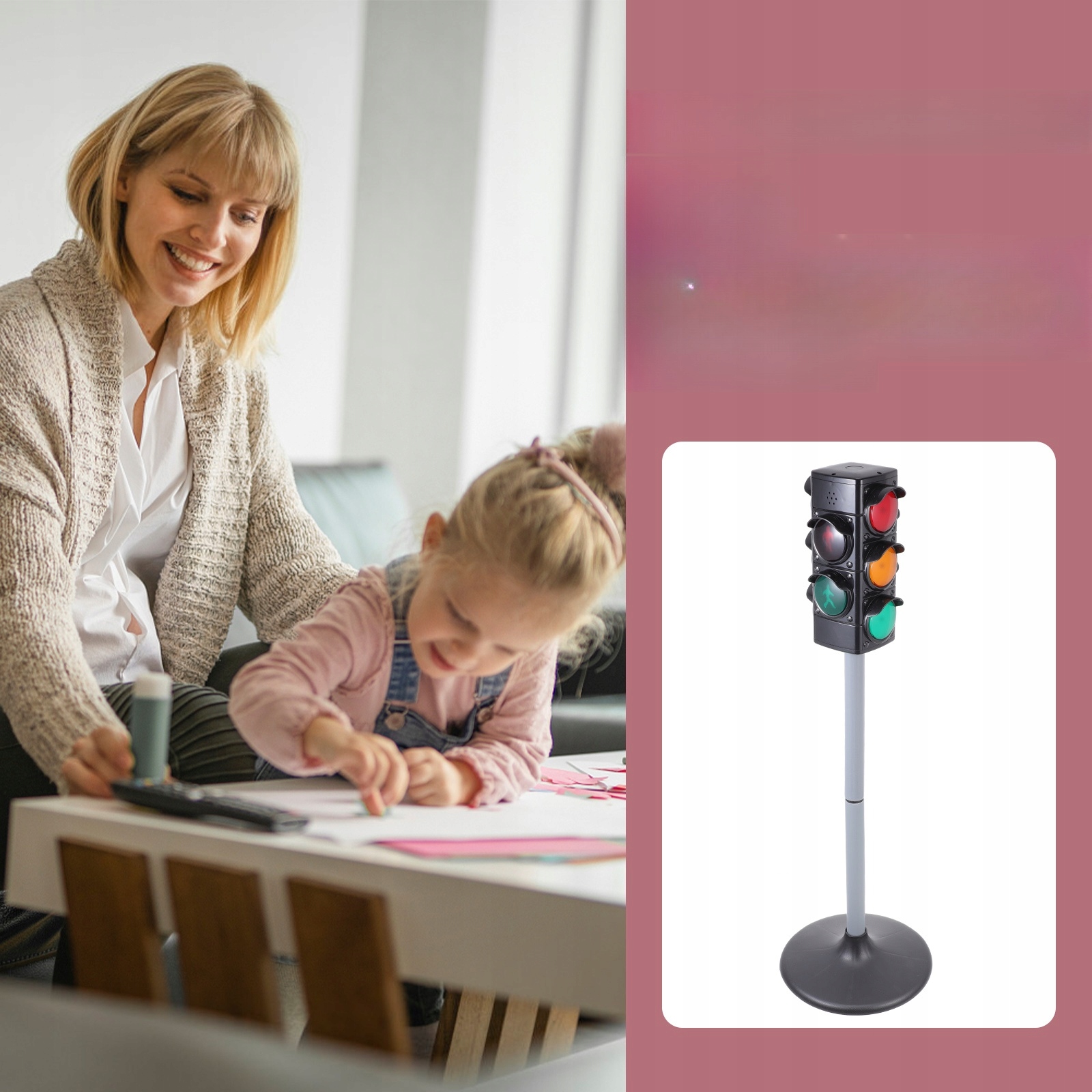 ZESTAW DLA DZIECI ZNAK DROGOWY SYGNAŁ DROGOWY Marka bez marki