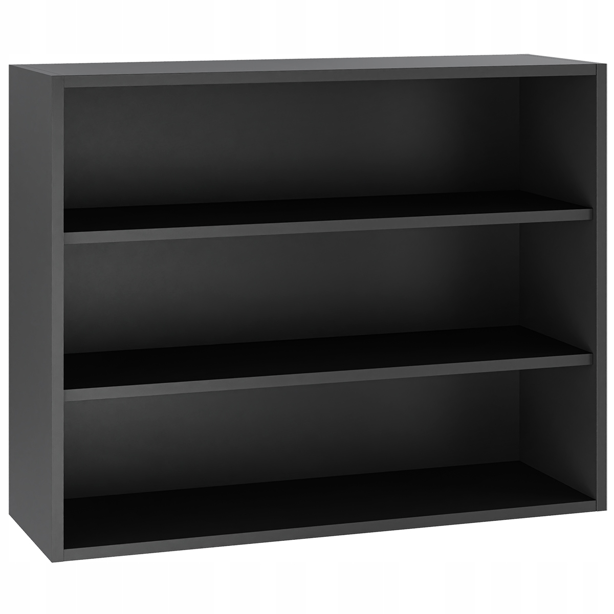 Korpus černá horní kuchyňská skříňka 90/72 s příslušenstvím