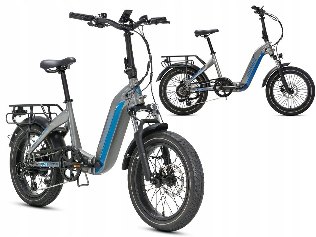 Składany Miejski Rower Elektryczny Jobobike Romer Fatbike 48V Bateria 15Ah