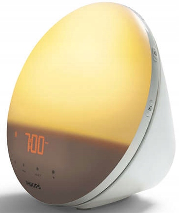 Lampka Nocna Philips Smartsleep HF3531/01 Wake-up Lampa Radio White Biała