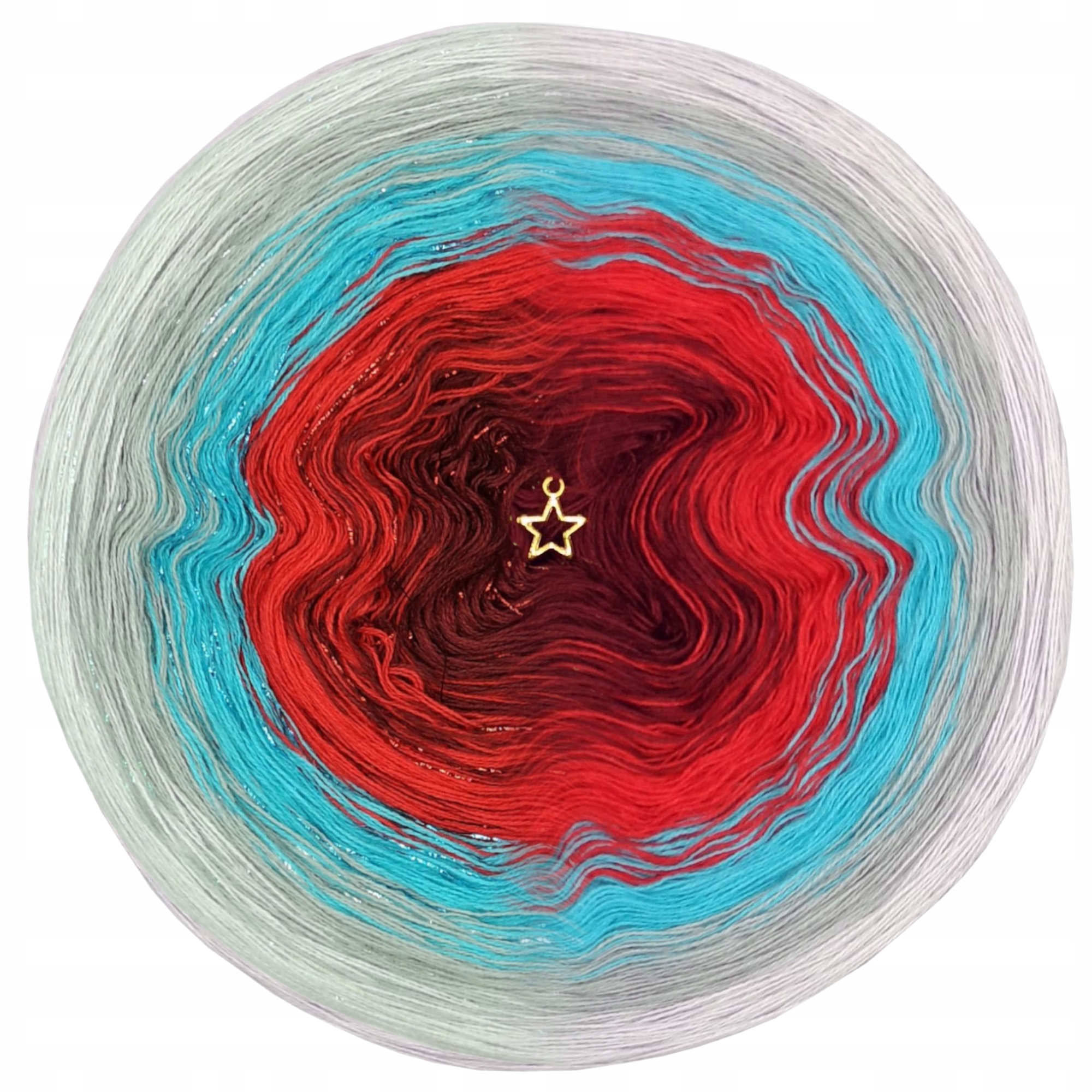 Příze bavlna akryl motůrek 3 nitě XMAS12 Lurex 1600m