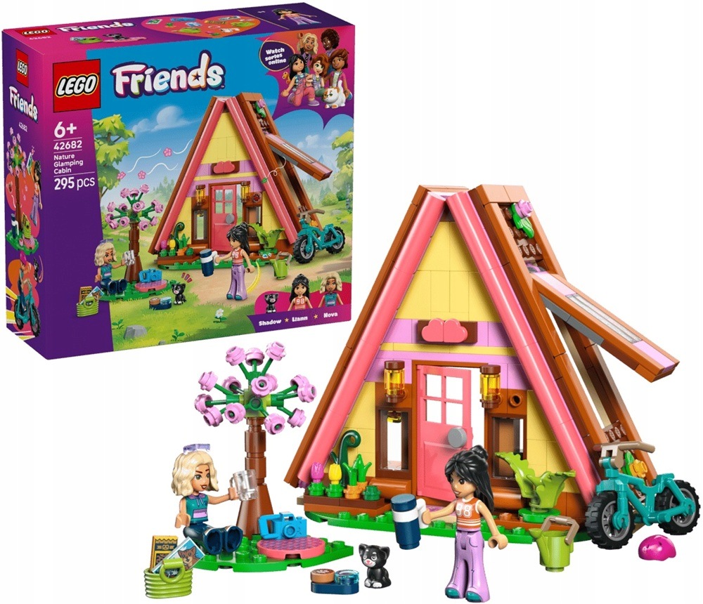 295 dílků stavebnice Lego Friends Domeček v luxusním kempu 42682