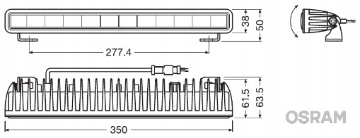 Фара дальнього світла OSRAM LEDDL106-SP