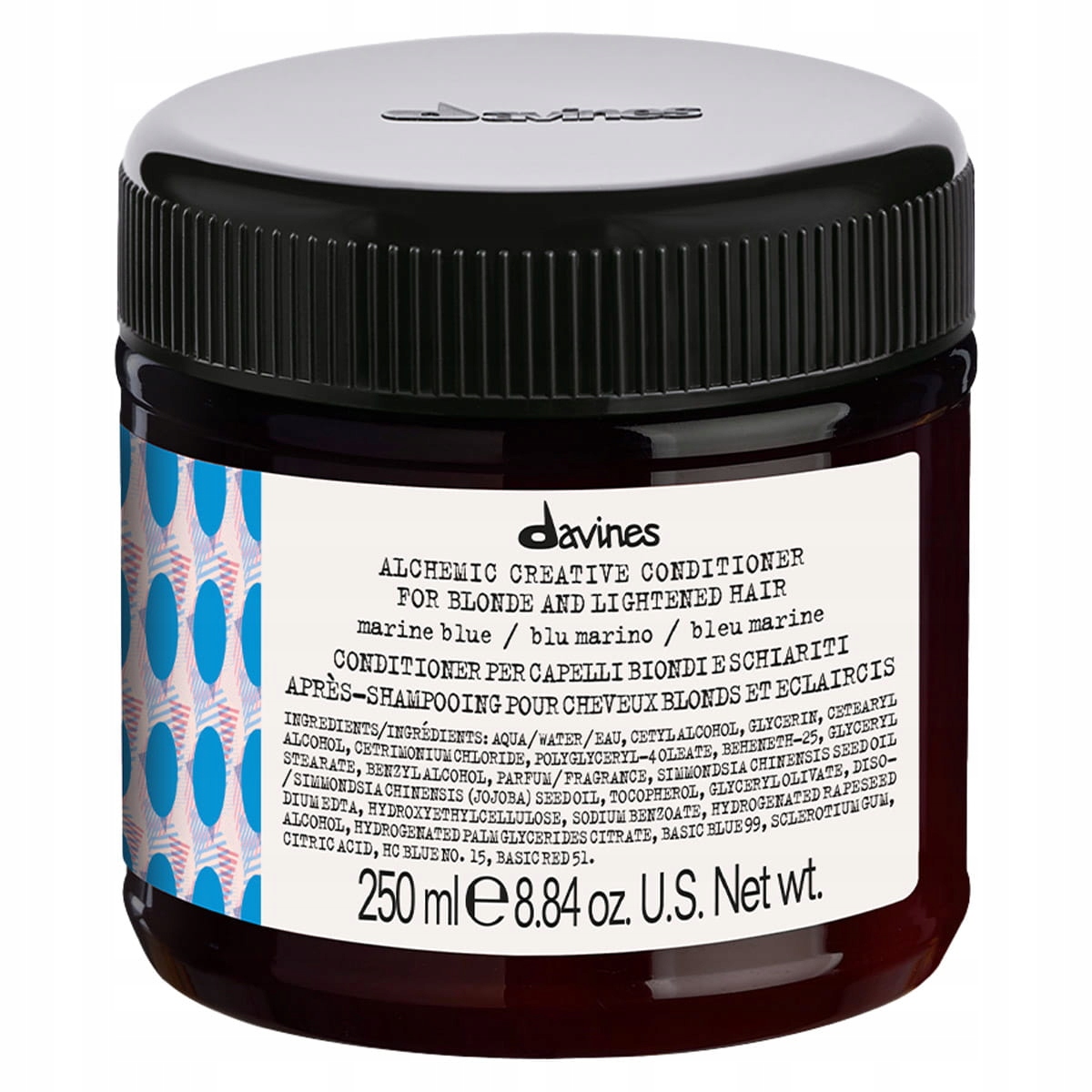 Davines Alchemic Creative barvicí kondicionér na vlasy 250 tmavě modrý