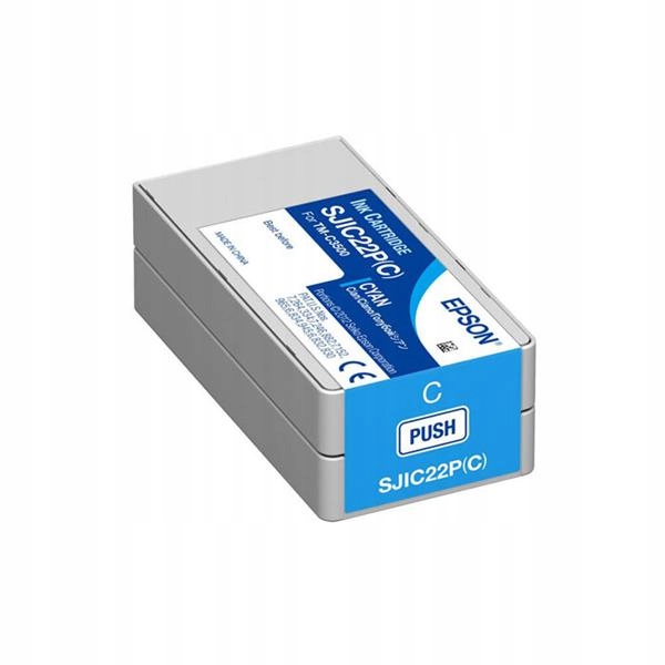 Originální inkoust Cyan Epson SJIC22PC, SJI-C22PC, SJIC-22PC (C33S020602)