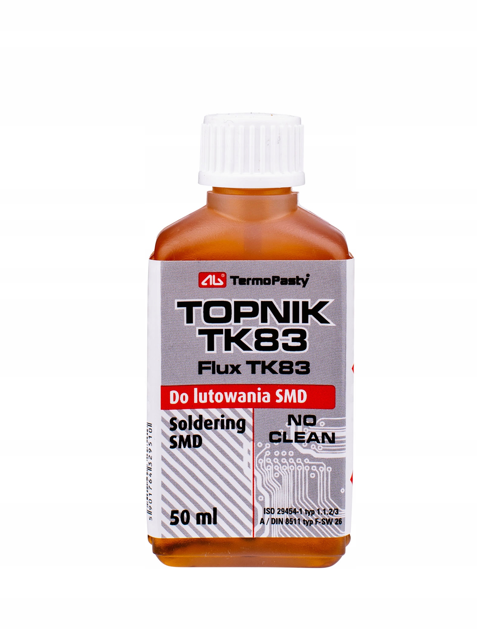 

Topnik TK83 50ml z pędzelkiem do lutowania Smd