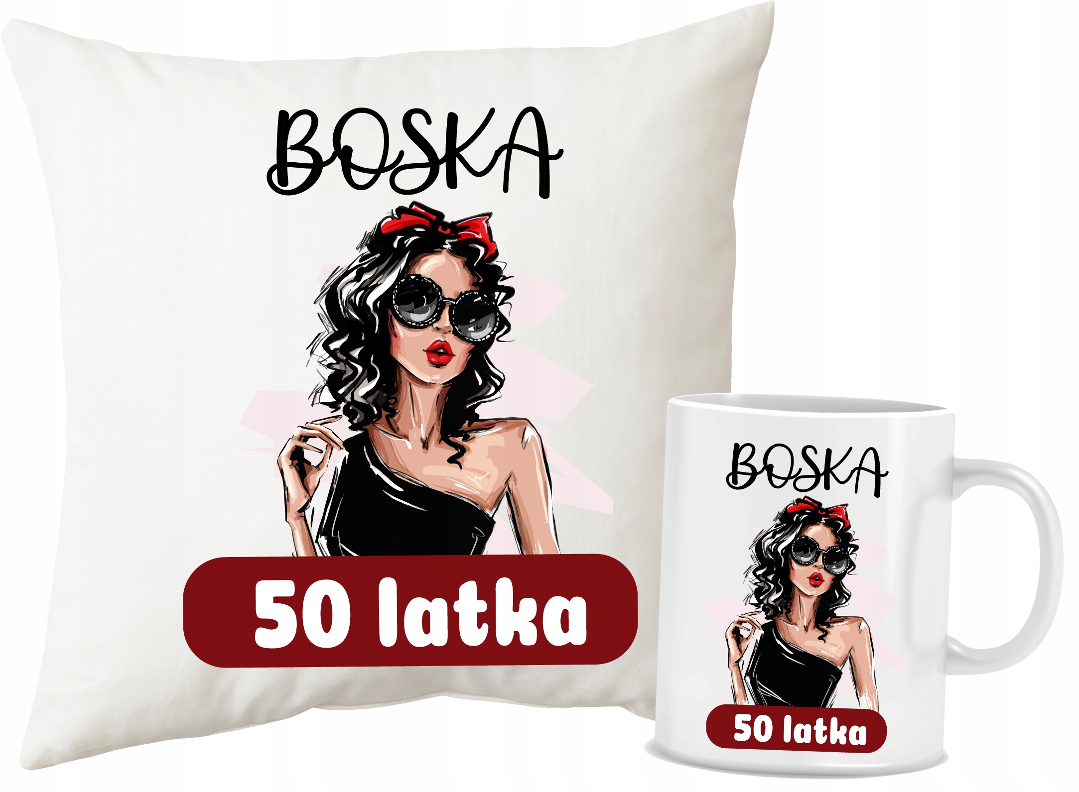 

Poduszka kubek 50 Urodziny Dla Kobiety