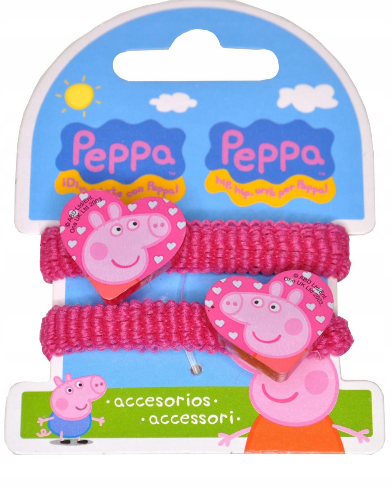 

Gumki do włosów Świnka Peppa
