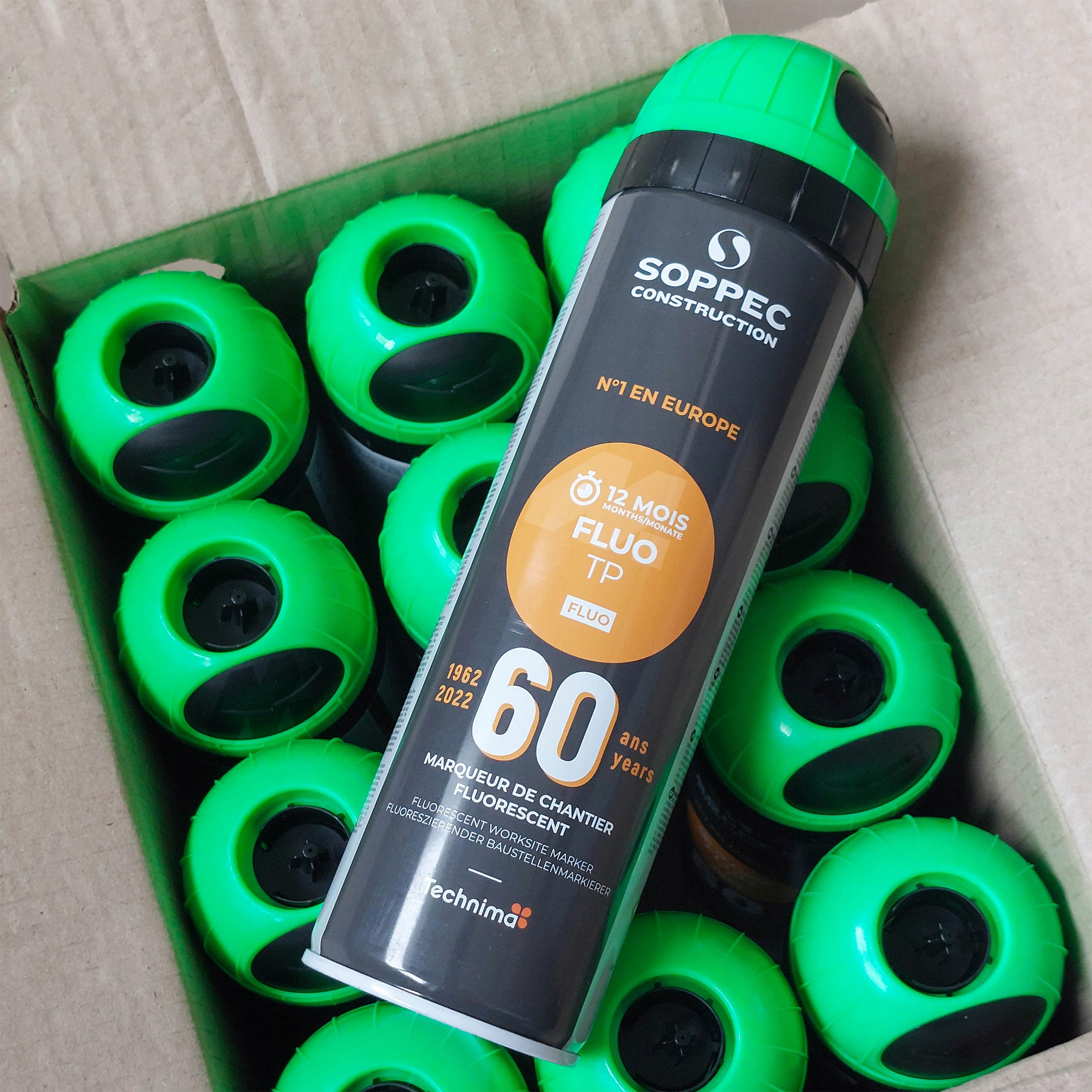 SPRAY FARBA GEODEZYJNA SOPPEC FLUO TP ZIELONA Marka Soppec