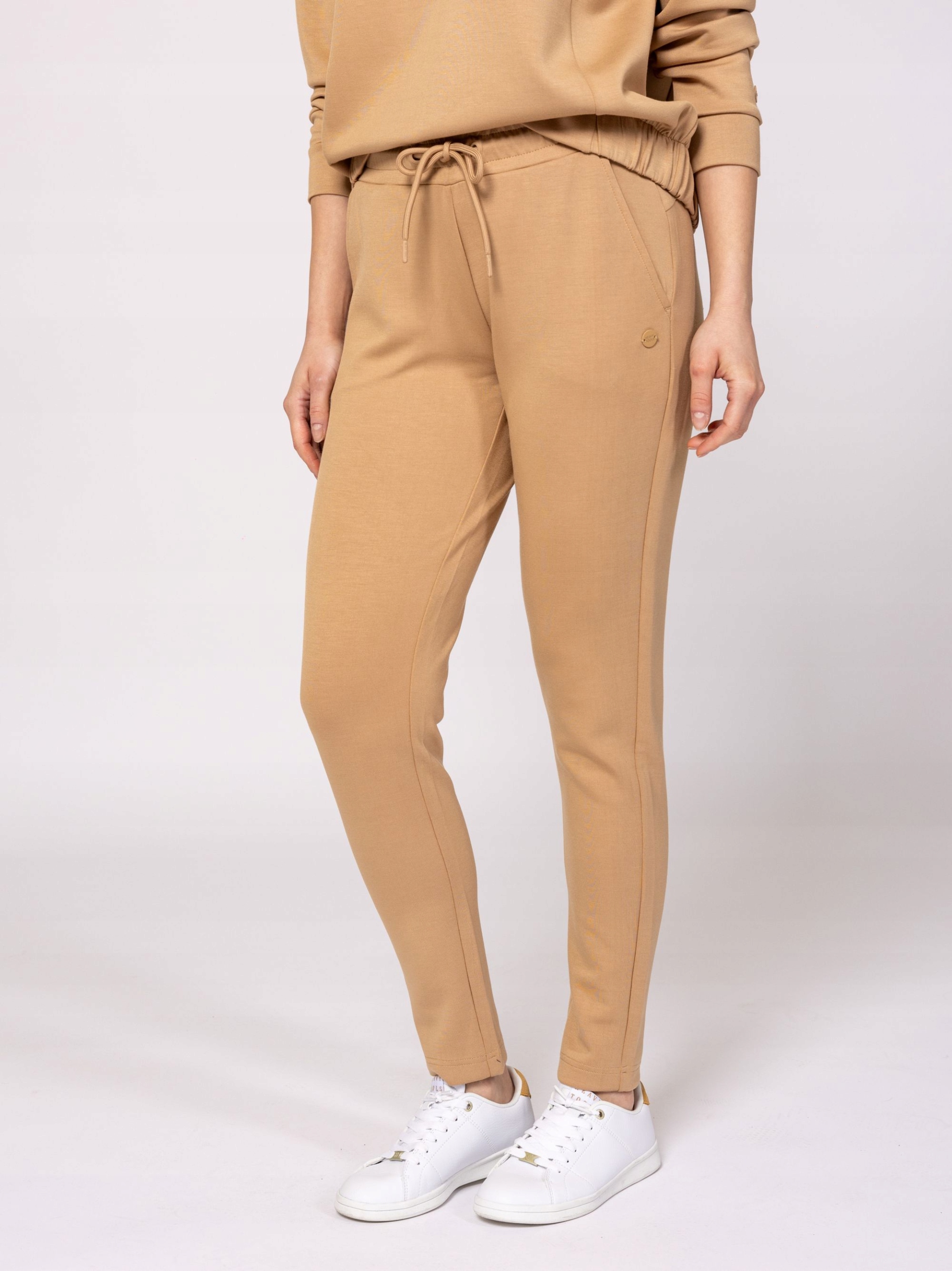 Heavy Tools Dámské Pohodlné Kalhoty Jednoduchý Střih Zingi Caramel Karamelové XL