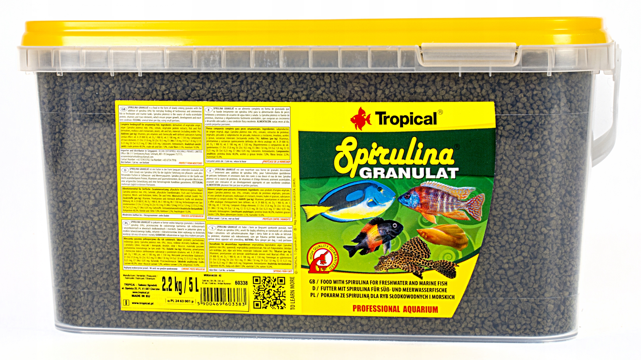 Levně Tropical granulát Spirulina 5 l