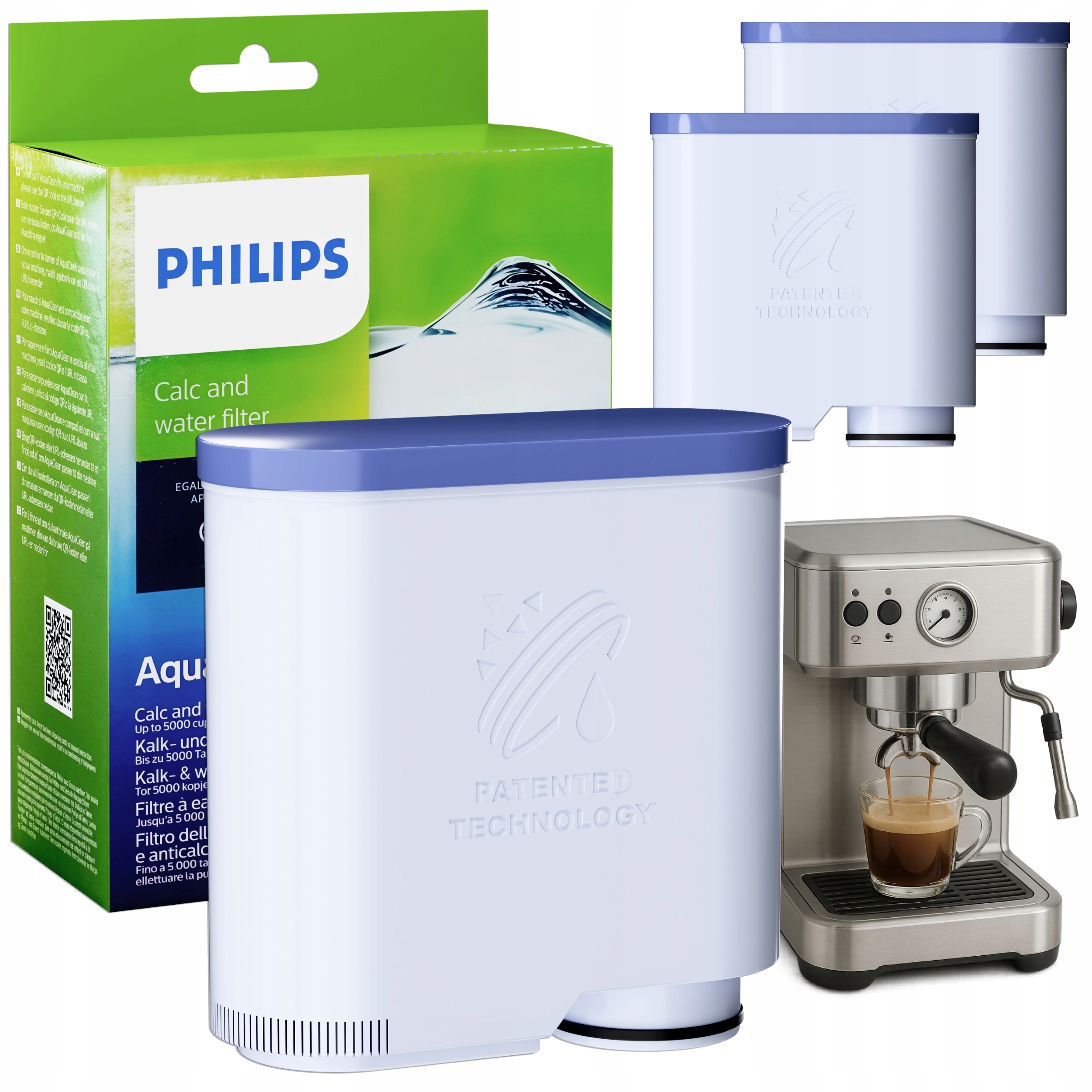 Filtr Wody Do Ekspresu Philips Saeco CA6903/10 AquaClean 2szt