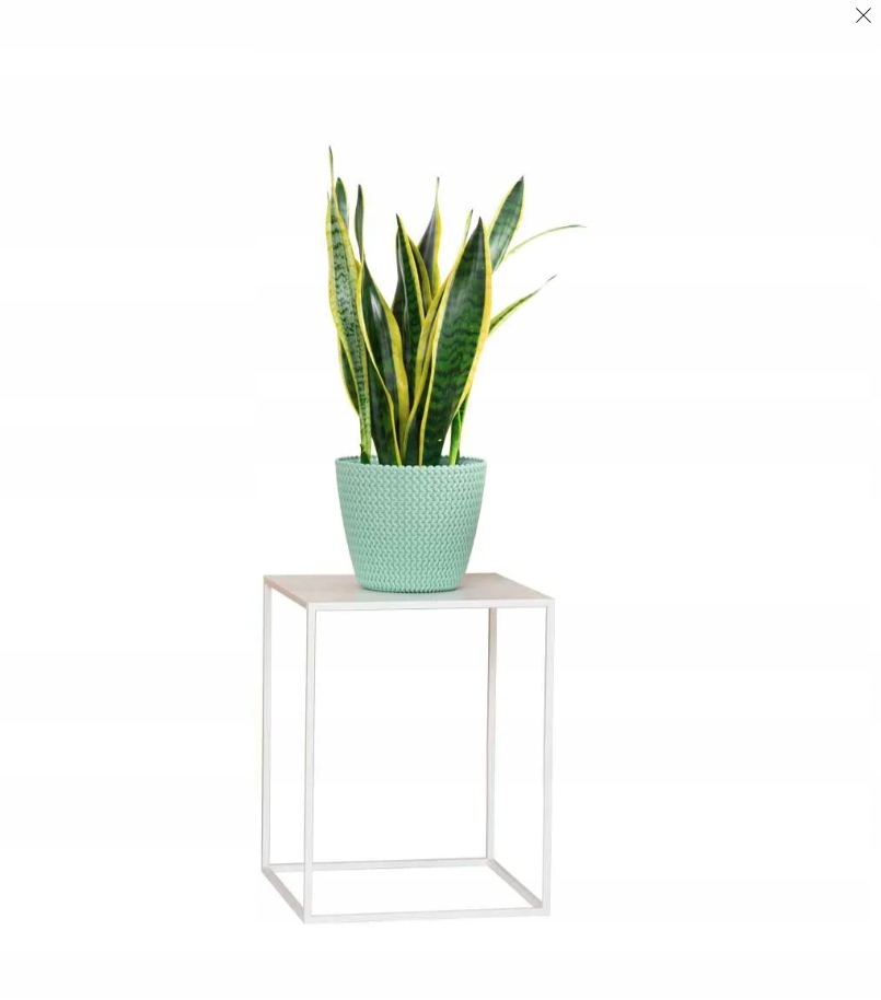 

Kwietnik Metalowy Rodos maxi, stolik 45 cm, biały