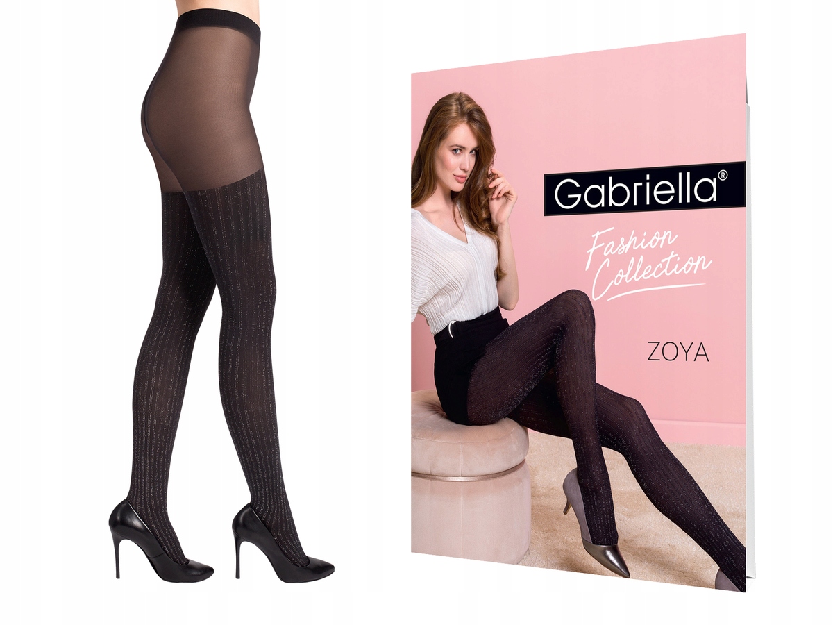 

Gabriella Rajstopy Zoya Nero/silver 3 M