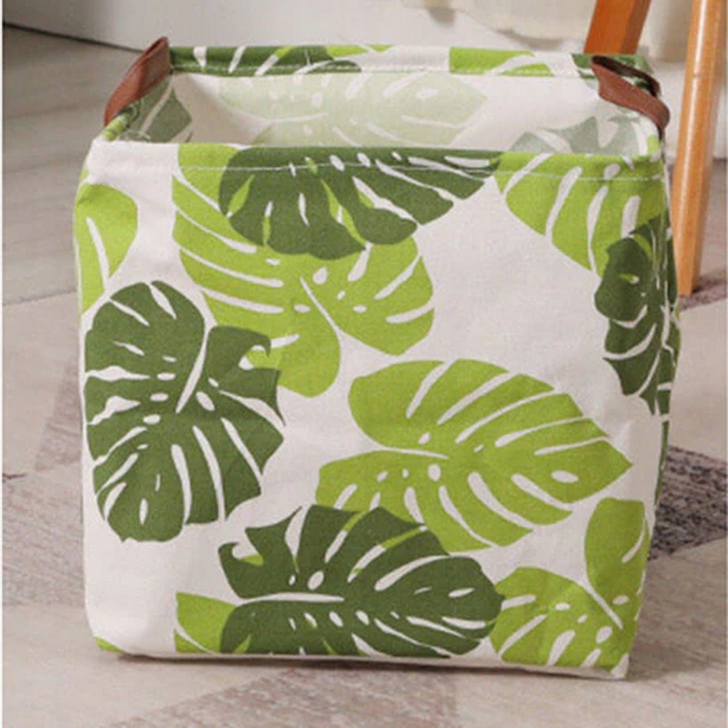 POJEMNIK KOSZ ZIELONY do Przechowywania Monstera Liście Kod producenta L290