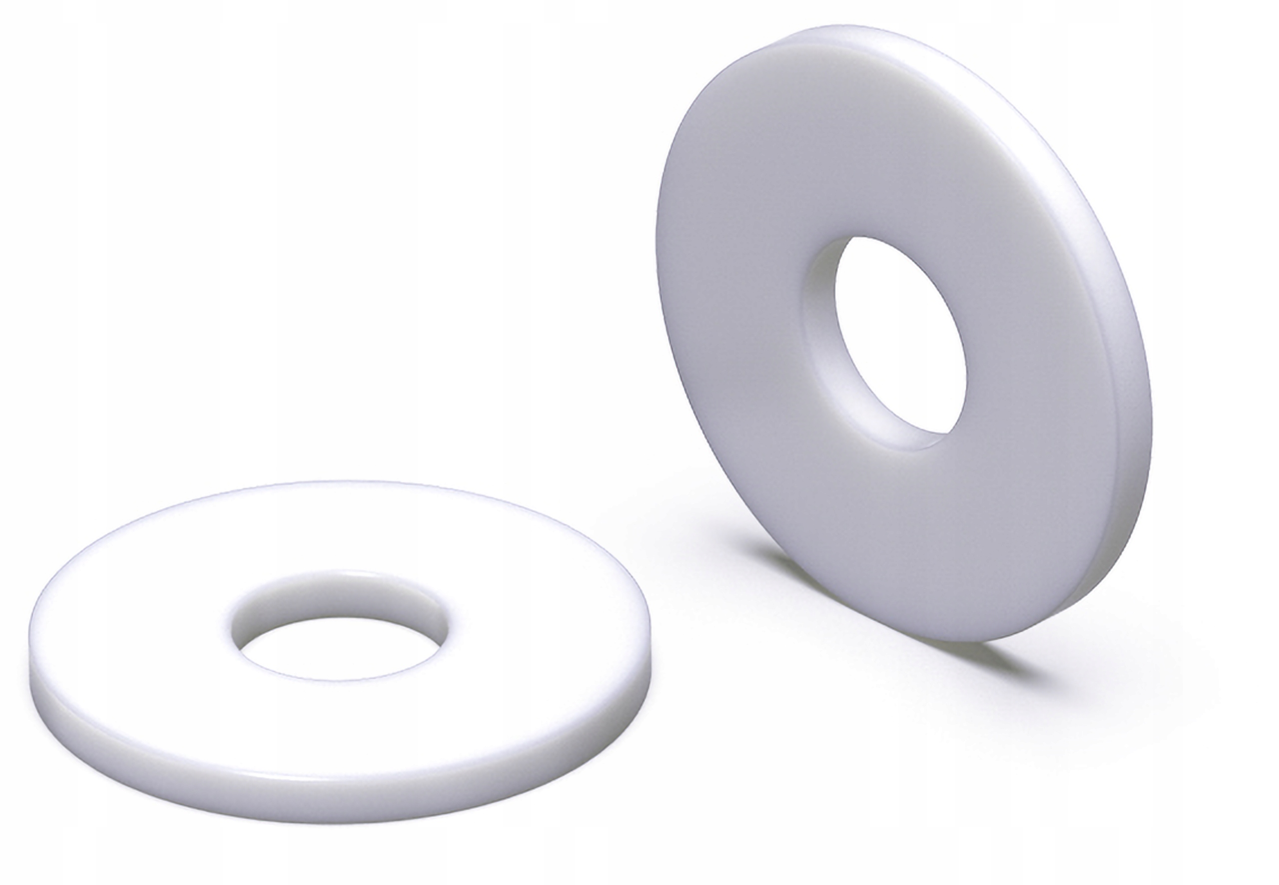 Podložka Široka DIN9021 Šroubu Matice Plastová Nylonová PA6.6 M6 1000ks