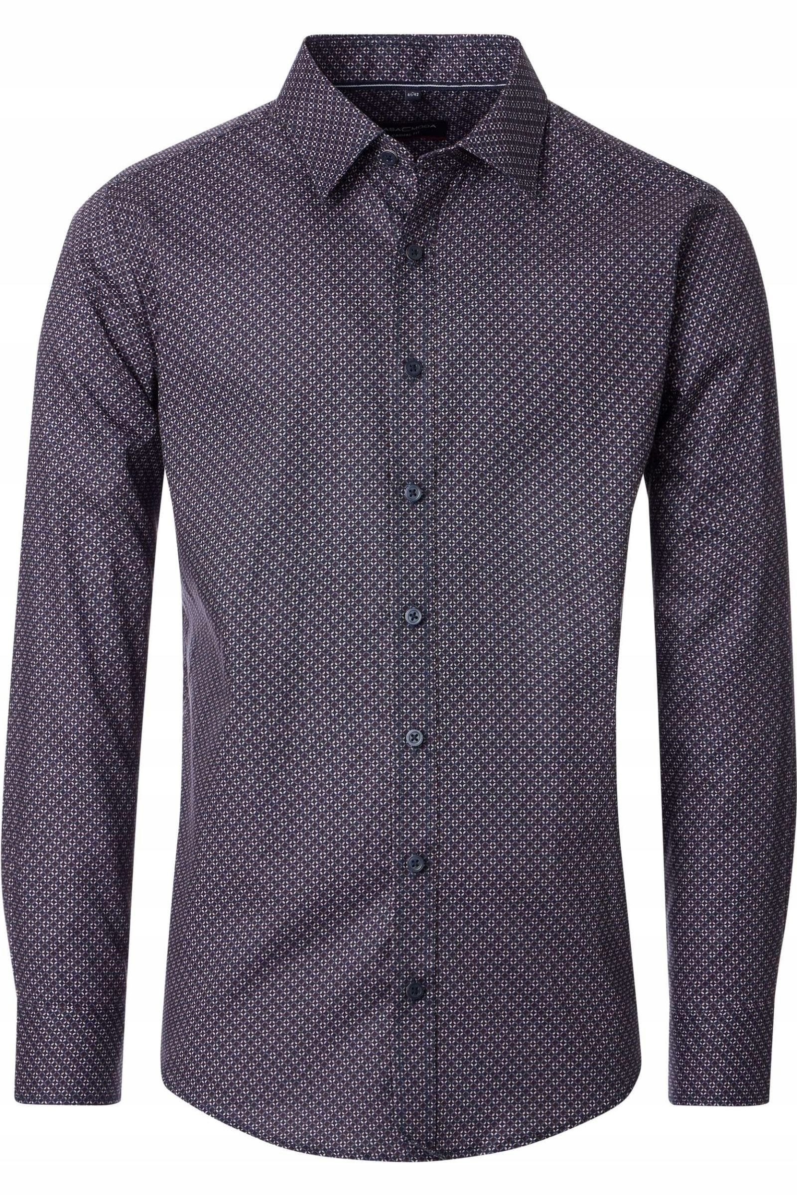 Casa Moda Velká Košile S Velkým Vzorem, Velké Velikosti, 3XL