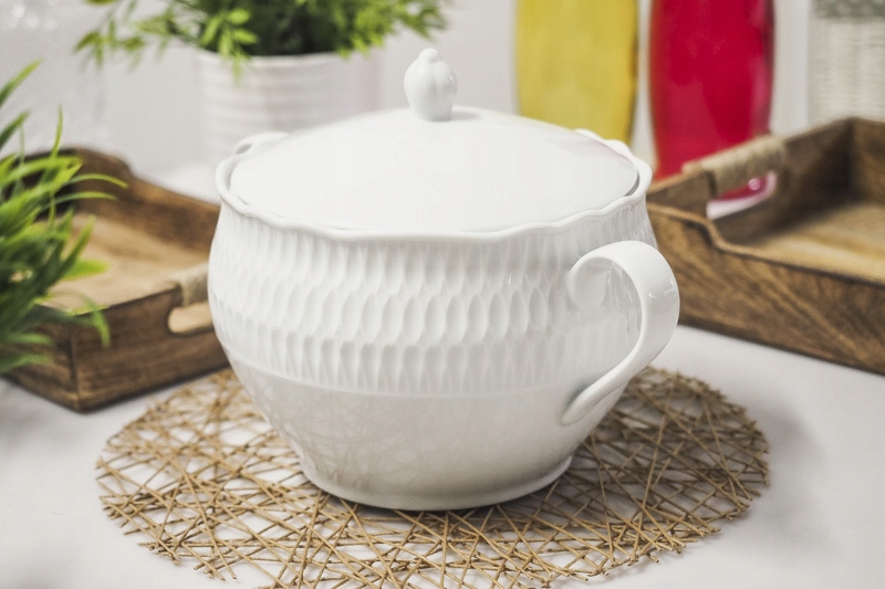 ĆMIELÓW SOFIA Waza biała 3 L Pojemność 3 l