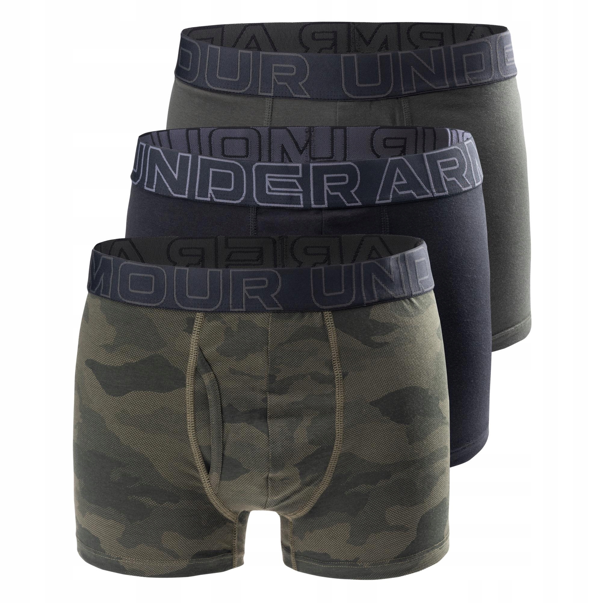 Pánské boxerky Ua Performance Cotton Print 3''