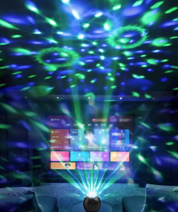 ZESTAW DO KARAOKE 2 MIKROFONY + GŁOŚNIK Z RZUTNIKIEM BLUETOOTH Kod producenta 01008