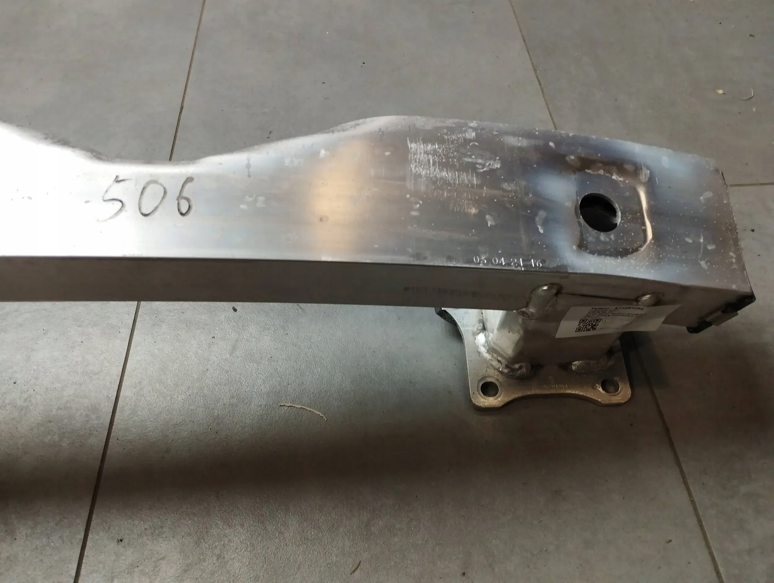 Audi A6 C7 4G bumper support rear part 4G5807309