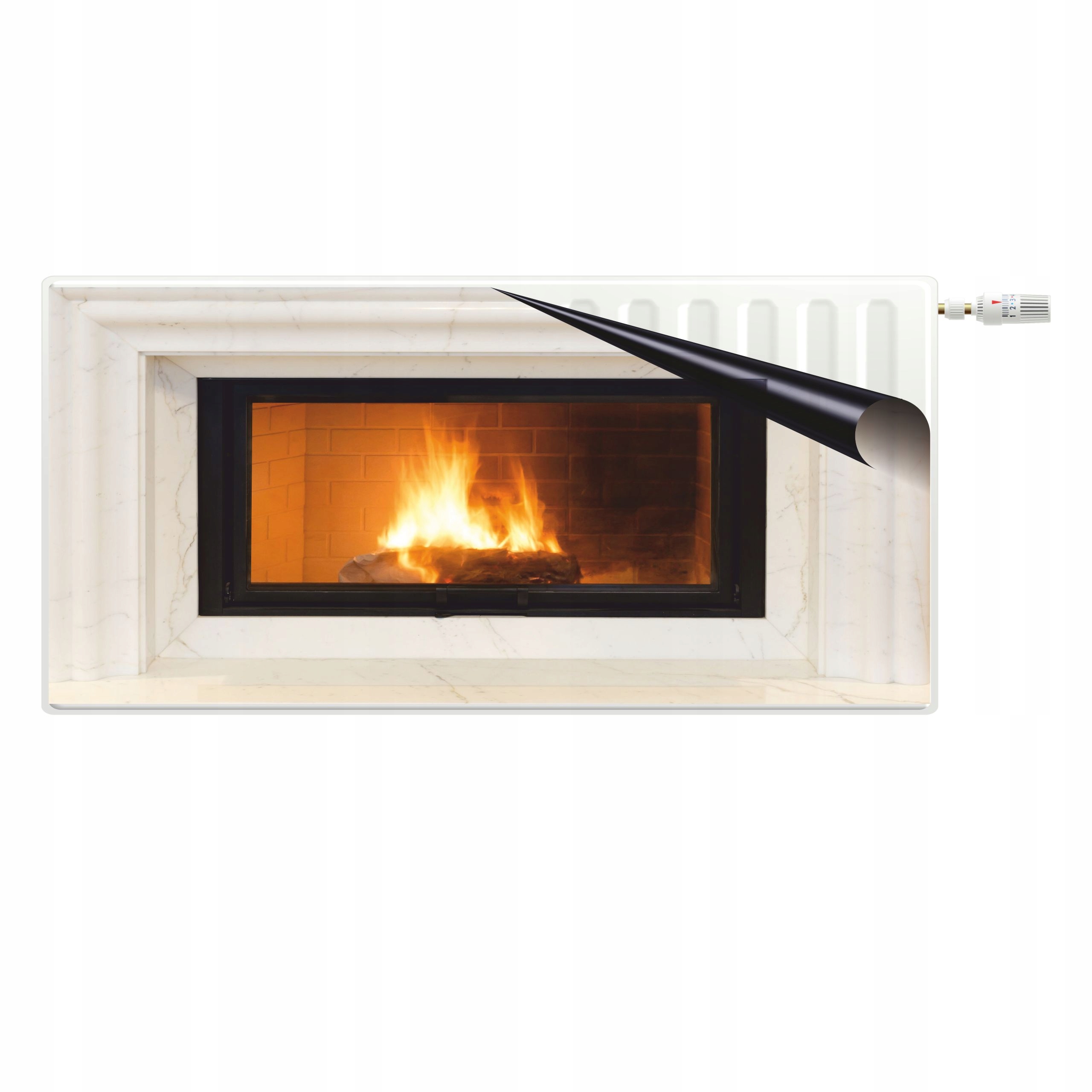 Magnetická maska radiátoru Kryt na radiátor Podložka Krb 60x120