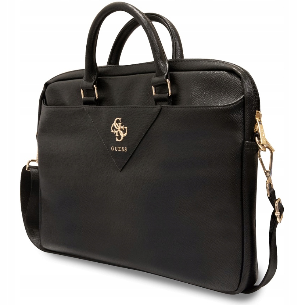 Guess Triangle 4G Computer Bag Brašna na notebook 15" 16" (černá)