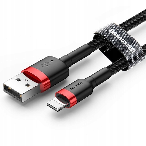 

Mocny Kabel W Oplocie do iPhone Usb Lightning 50cm