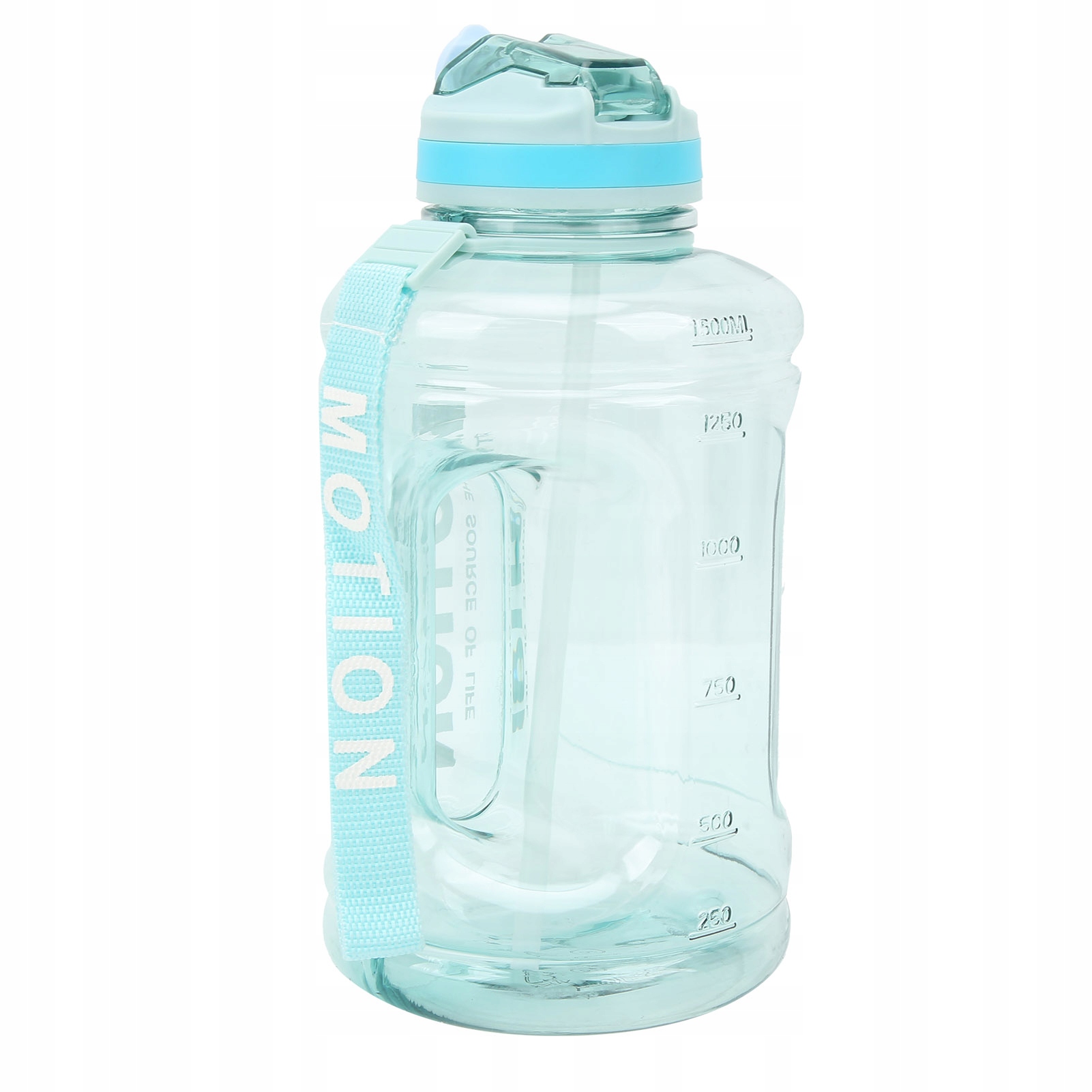 1500ml sportowa butelka na wodę o dużej pojemności przenośna waga do 5P