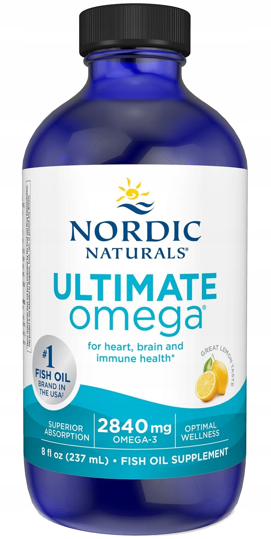 Nordic Naturals Ultimate Omega Fish Oil Kwasy Omega 3 2840mg Epa Dha 237ml