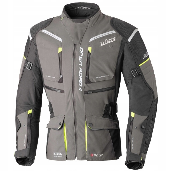 BUSE MĘSKA KURTKA TEKSTYLNA OPEN ROAD II GREY 2XL