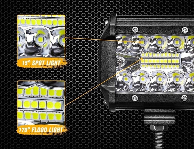 Zestaw 2 x Halogen Lampa Robocza LED 60W 12-24V Waga produktu z opakowaniem jednostkowym 0.16 kg