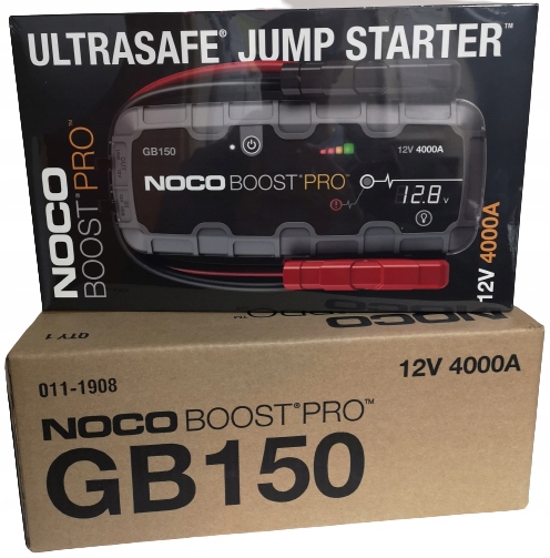 

Jump Starter Plus Noco 12V GB150 3000A Booster