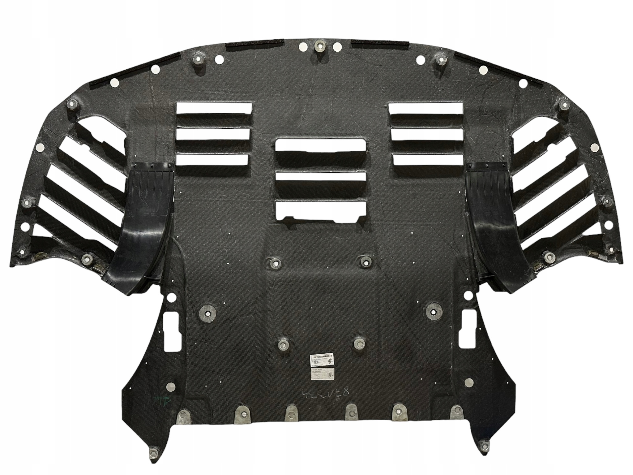 FERRARI SF90 CARBON ABDECKUNG BLENDE ABDECKUNG UNTERFAHRSCHUTZ 871334