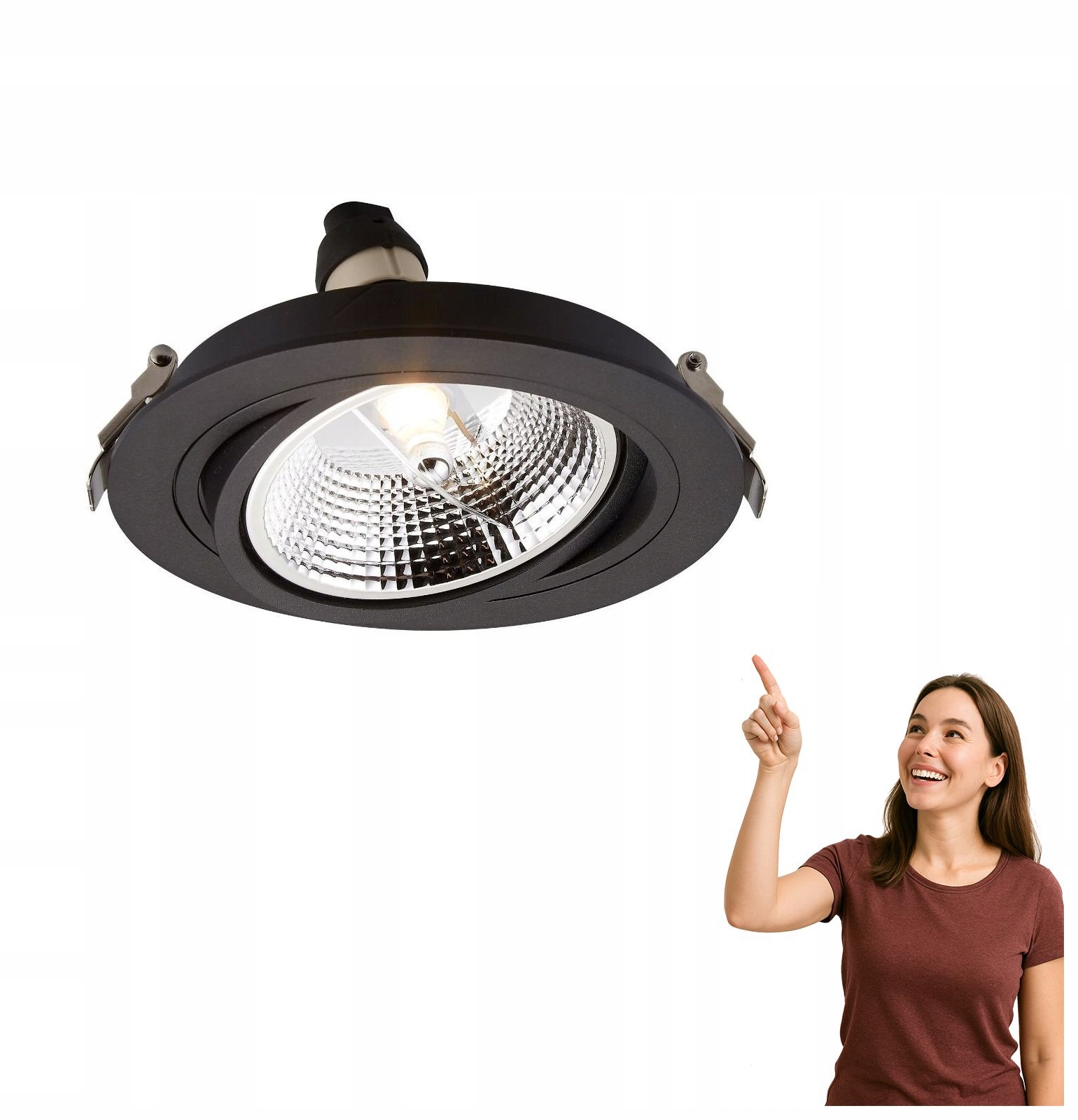 Stropní zapuštěné svítidlo Chuck 111 Sl Round ARGU10-055 Zuma Line