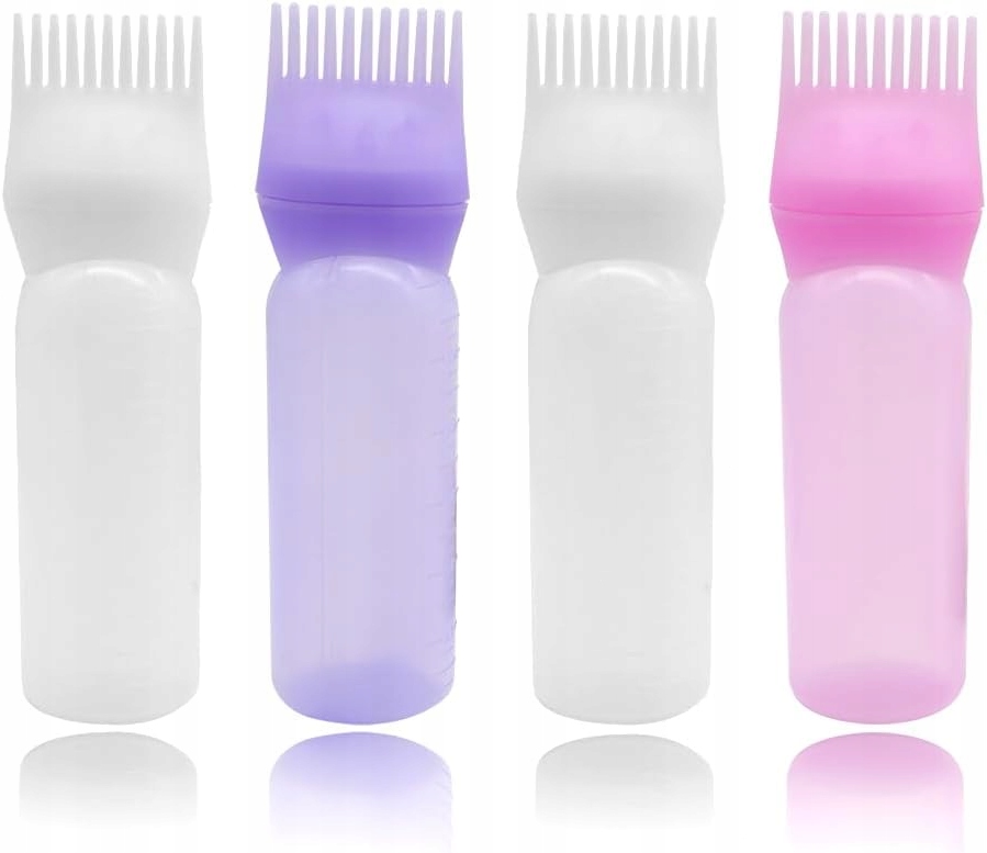 4 Aplikátory Na Barvení Vlasů Z Plastu S Měřítkem 170 ML