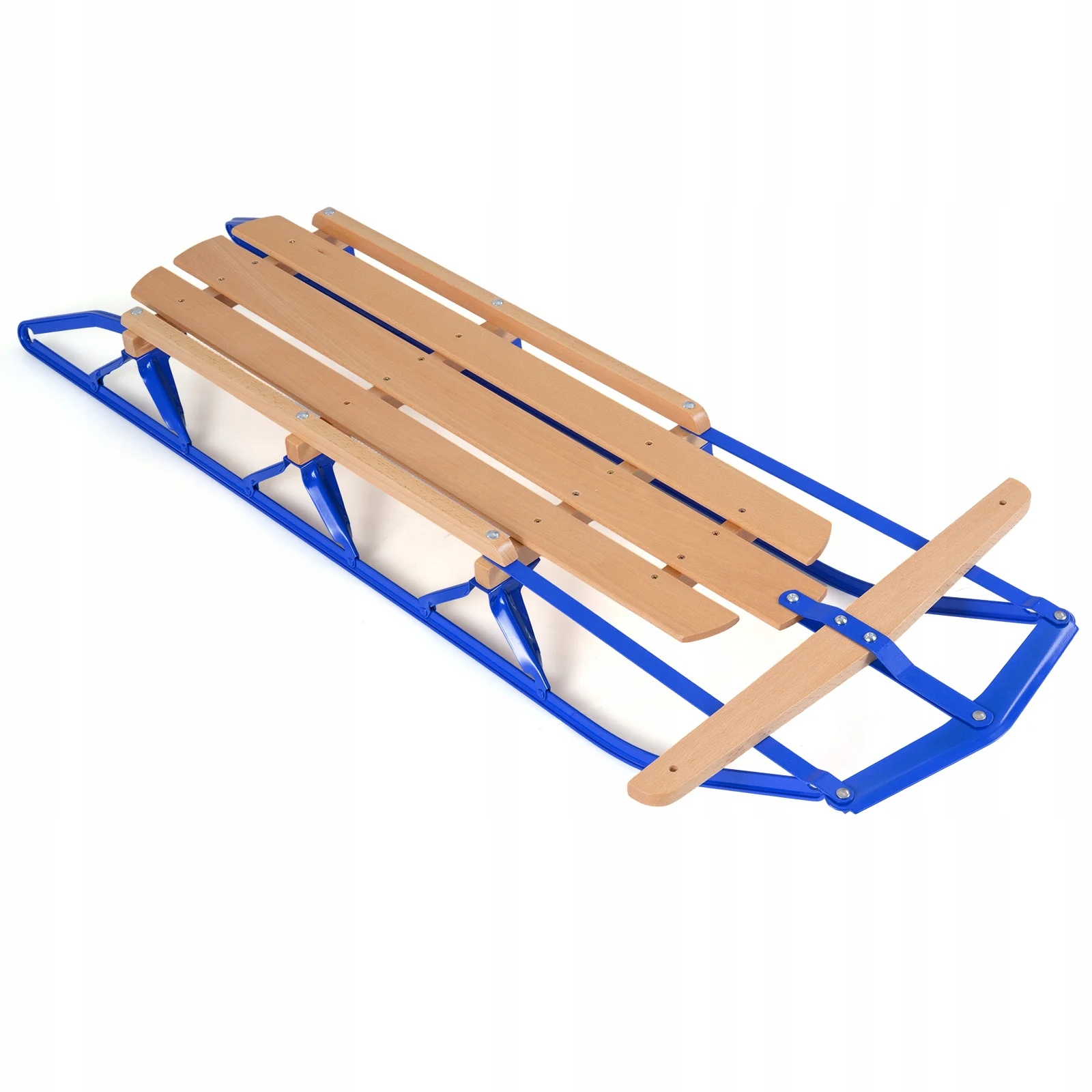 Metalowe Sanki Drewniane Siedzisko 137X58 CM Wytrzymałe