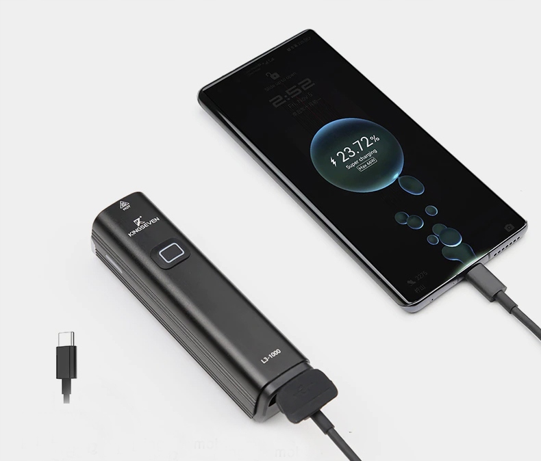 Mocna Lampka ROWEROWA Światło LED przód tył 1000lm latarka 4800mAh ROWER Marka bez marki