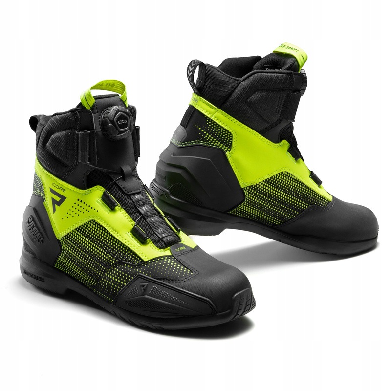 Motocyklové Topánky Rebelhorn Core Black Fluo Yellow 46