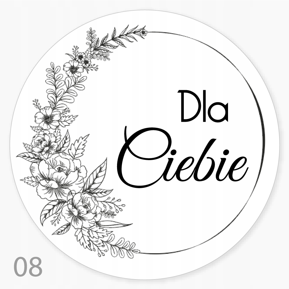

Naklejki Dla Ciebie Kwiaciarnia Salon Urody 48 szt